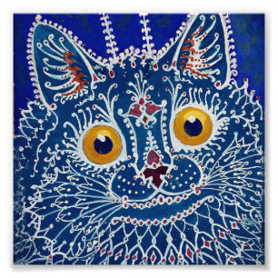 Impression Photo "Chat en style gothique" de Louis Wain