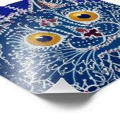 Impression Photo "Chat en style gothique" de Louis Wain (Coin)