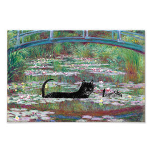 Impression Photo Chat et souris sous le pont