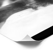 Impression Photo Chat noir et blanc (Coin)