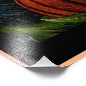 IMPRESSION PHOTO CHAT NOIR HALLOWEEN AVEC PIMPKINS 4" X 6" IMPRIMER (Coin)