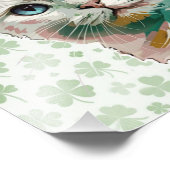 Impression Photo Chat shamrock aux yeux bleus (Coin)