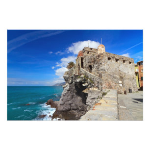 Impression Photo château antique dans Camogli