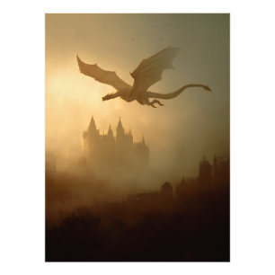 Impression Photo Château Brumeux du Dragon Doré