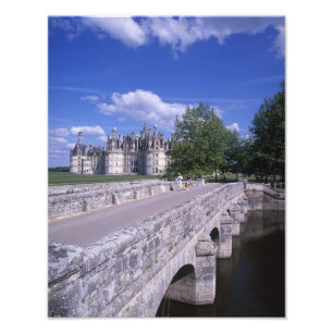 Impression Photo Château Chambord, Vallée de la Loire, France