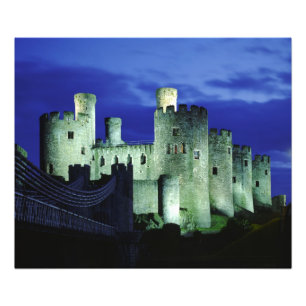 Impression Photo Château de Conwy, Gwynedd, Pays de Galles