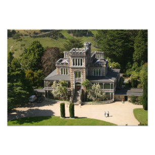 Impression Photo Château Larnach, Dunedin, Nouvelle-Zélande - vue a