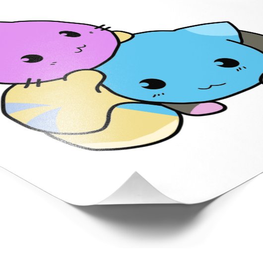 Impression Photo chaton mignon (Coin)