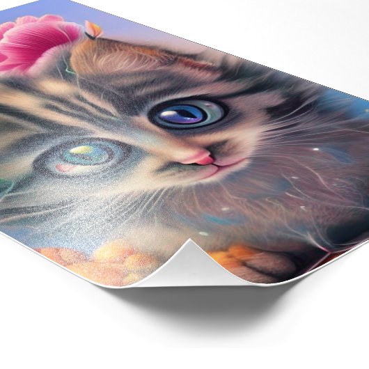 Impression Photo Chatons adorables 3 (Coin)