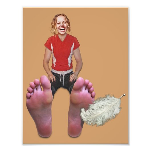 Impression Photo Chatouille mes pieds (Devant)