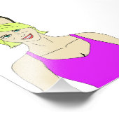 Impression Photo chatte fille (Coin)
