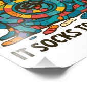 Impression Photo Chaussettes Danoises Drôle Monde Manquant Mais Pas (Coin)