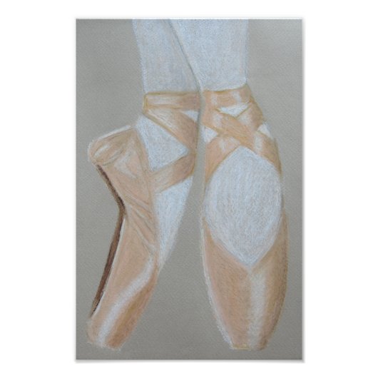 Impression Photo Chaussure de ballet de Pointe (Devant)