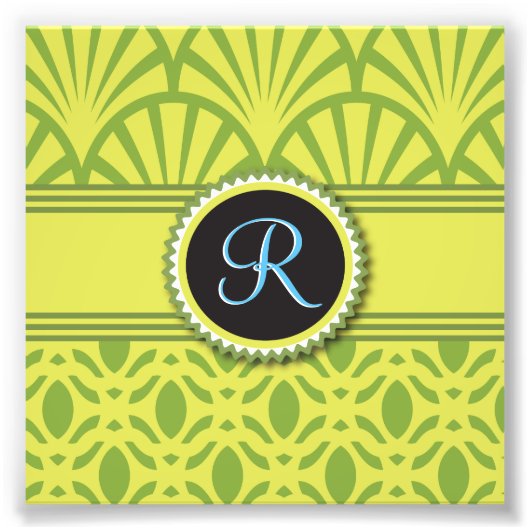 Impression Photo Chaux à bascule Art Déco vintage (Devant)