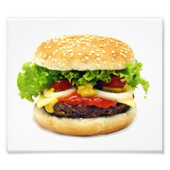 Impression Photo Cheeseburger (Devant)
