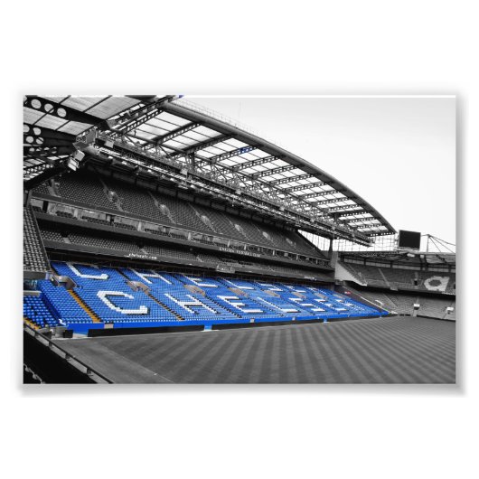 Impression Photo Chelsea FC Stamford Bridge West Stand London (Devant)