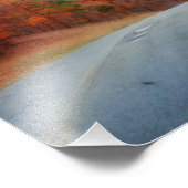 Impression Photo Chemin Blue Ridge Automne 2 (Coin)