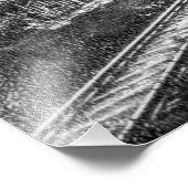 Impression Photo Chemin de fer de plage de cuivre (Coin)