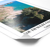 Impression Photo Chemin de la côte sud-ouest, Porthcurno, Cornouail (Coin)