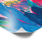 Impression Photo Chemin du désert électrique (Coin)