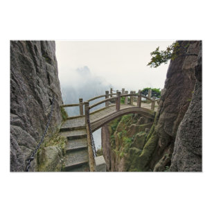 Impression Photo Chemin et petit pont, Montagne Jaune, 2
