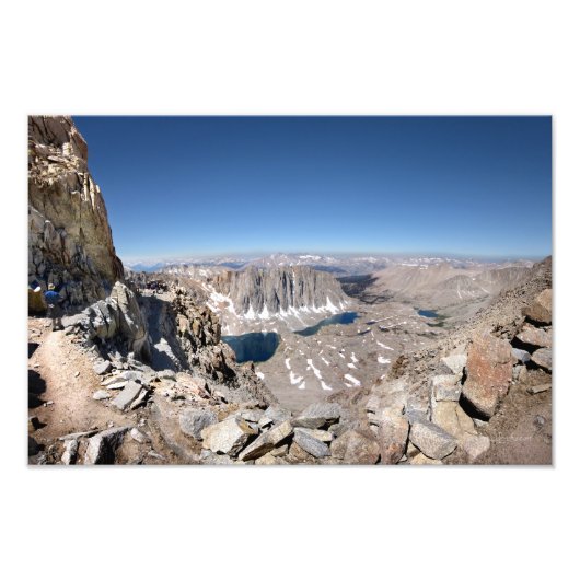 Impression Photo Chemin Mt Whitney Junction John Muir Trail (Devant)