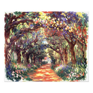 Impression Photo Chemin sous la Rose Trellises Giverny