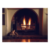 Impression Photo Cheminée à la maison (Devant)