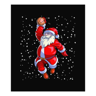 Impression Photo Chemise de Noël de basketball Hommes Garçons Baske