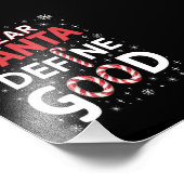 Impression Photo Cher Père Noël Définir les fêtes de Noël (Coin)