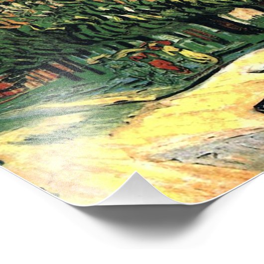 Impression Photo Chestnut Trees in Blossom - Gogh (Coin)