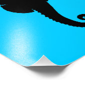 Impression Photo Cheval de mer aquatique (Coin)