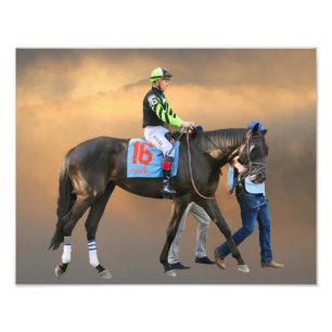 Impression Photo Cheval et Jockey - Saratoga