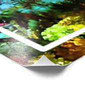 Impression Photo Cheval Unicorne coloré dans la forêt-46567 (Coin)