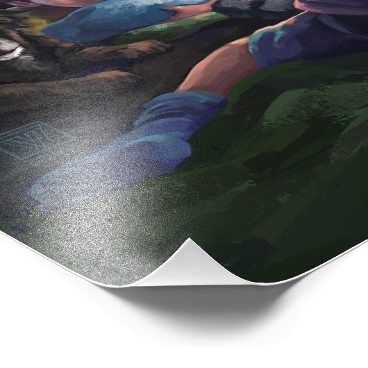 Impression Photo Chevaliers d'été (Coin)