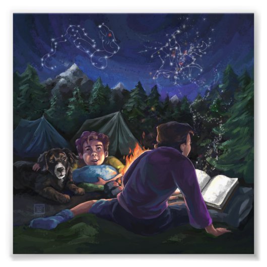 Impression Photo Chevaliers d'été (Devant)