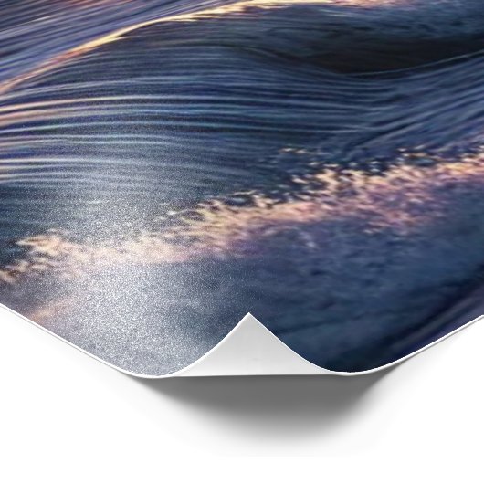 Impression Photo "Chevaux Sauvages Courant Contre Sunset Horizon (Coin)