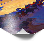 Impression Photo Chevaux sauvages du Nevada par Maynard Dixon (Coin)