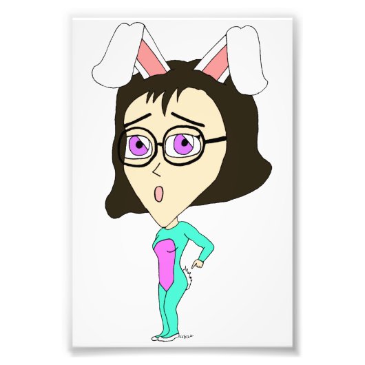 Impression Photo chibi bunnygirl (Devant)