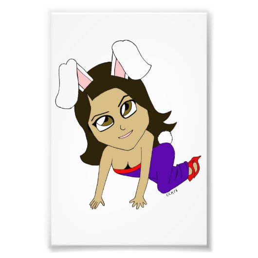 Impression Photo chibi bunnygirl (Devant)