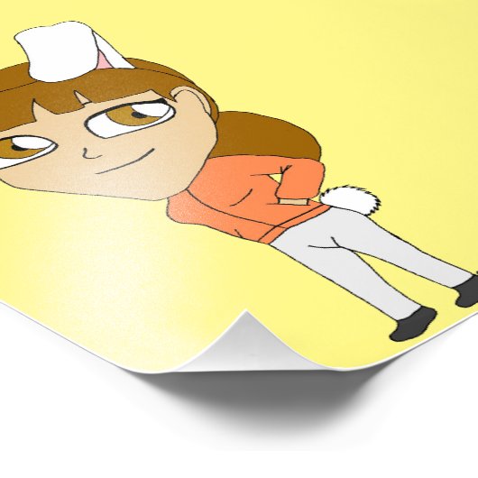 Impression Photo chibi bunnygirl (Coin)