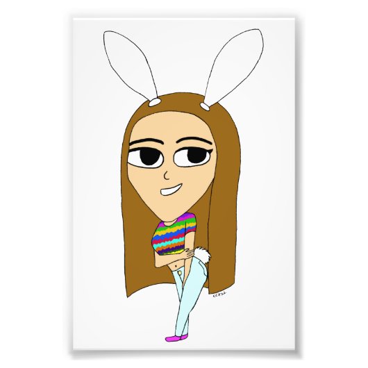 Impression Photo chibi bunnygirl (Devant)