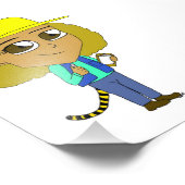 Impression Photo chibi fille avec queue de tigre (Coin)