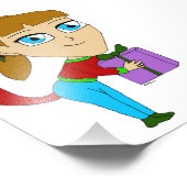 Impression Photo chibi foxy fille (Coin)