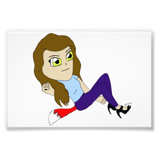 Impression Photo chibi foxy fille (Devant)