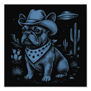 Impression Photo Chien à chien roux français OVNI