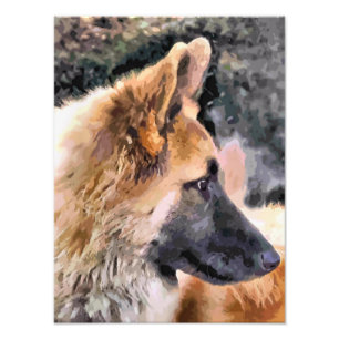 IMPRESSION PHOTO CHIEN ALLEMAND SHEPHERD