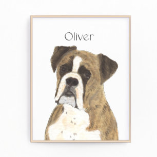 Impression Photo Chien de boîte à broches personnalisées