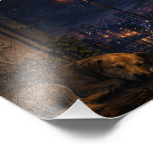 Impression Photo Chien endormi (Coin)