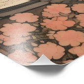 Impression Photo Chien noir Ukiyo-e (Coin)